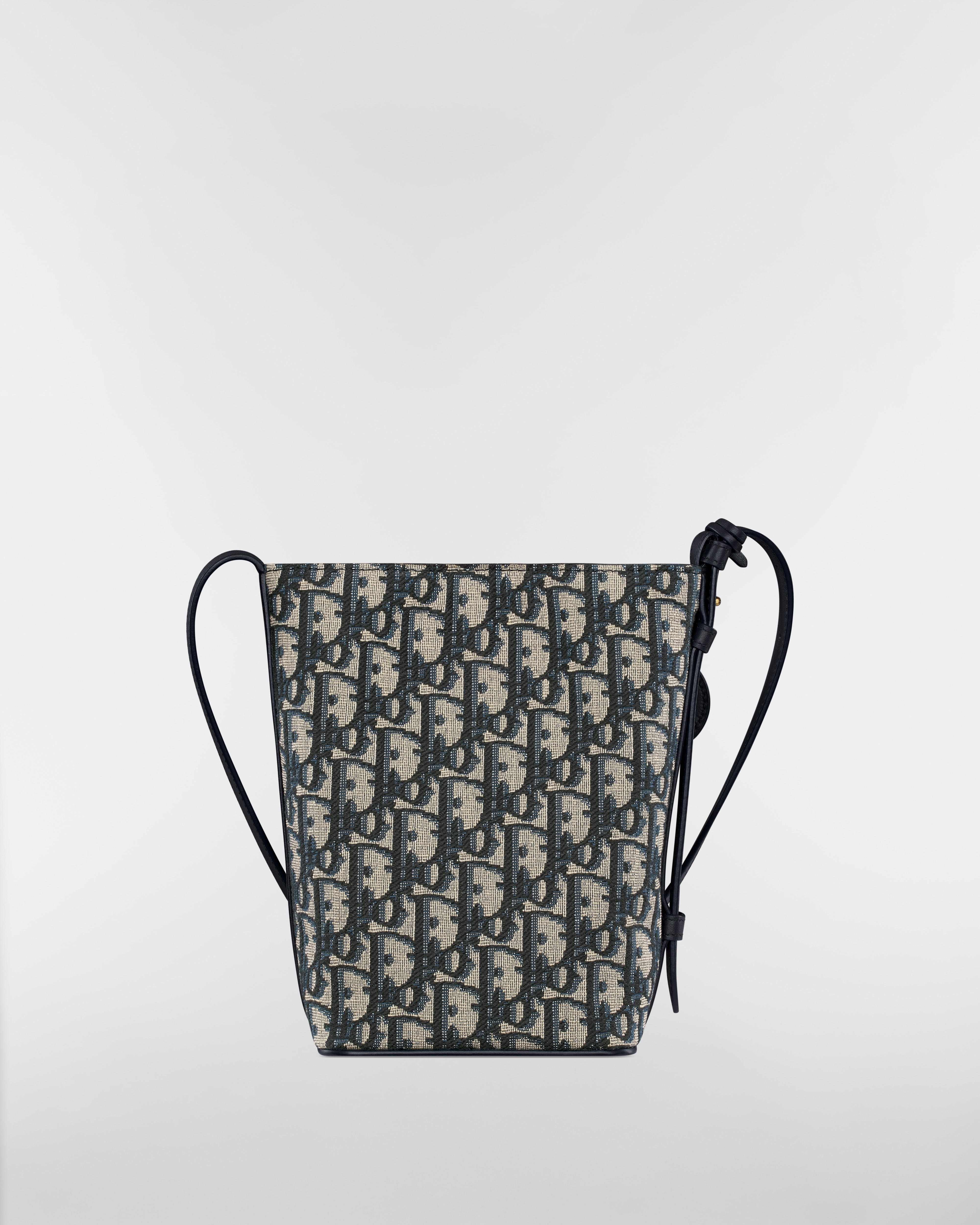 Diorstar Mini Bucket Bag Blue Dior Oblique Jacquard E08