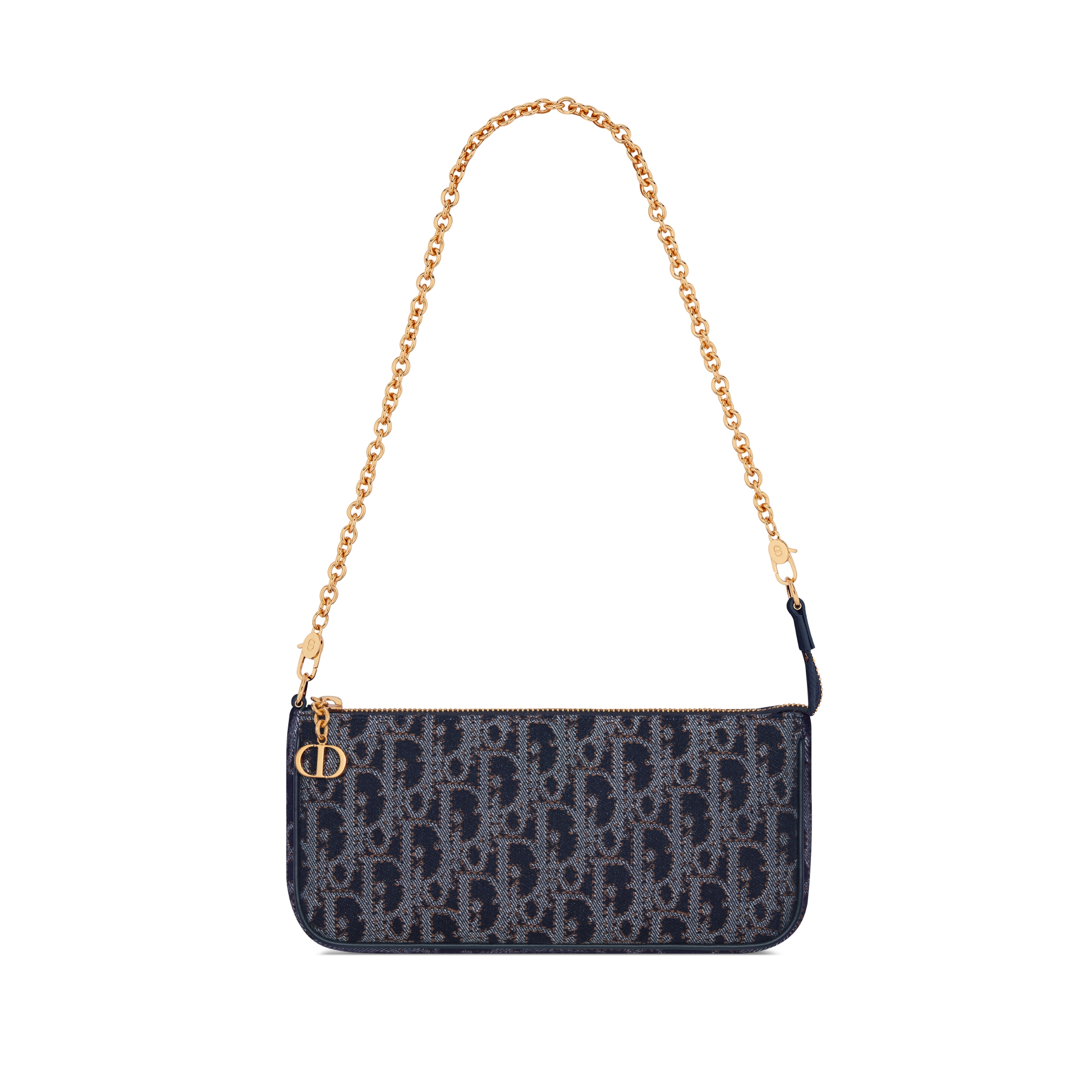 30 Montaigne チェーンポーチ ディオール オブリーク デニム E07