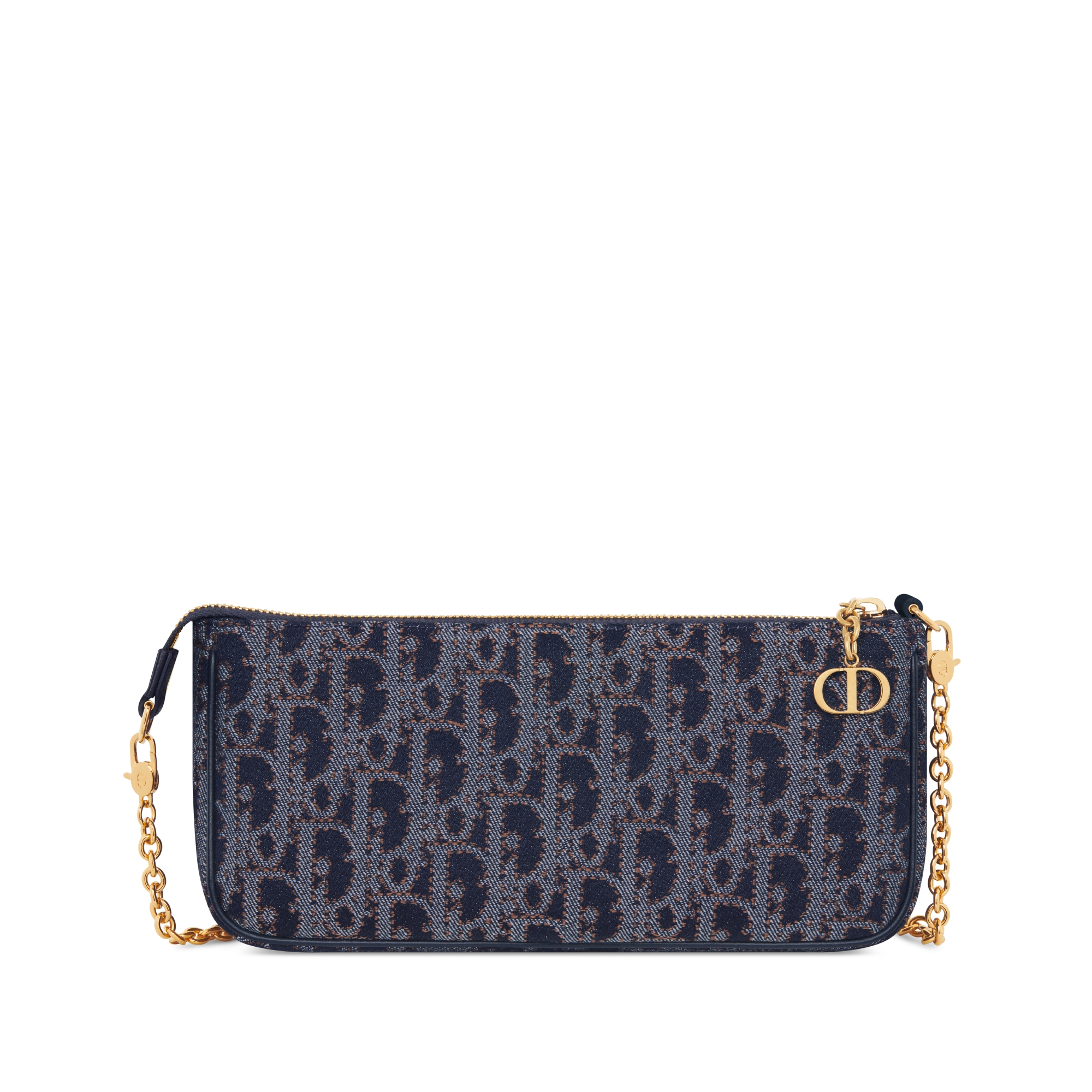 30 Montaigne チェーンポーチ ディオール オブリーク デニム E08