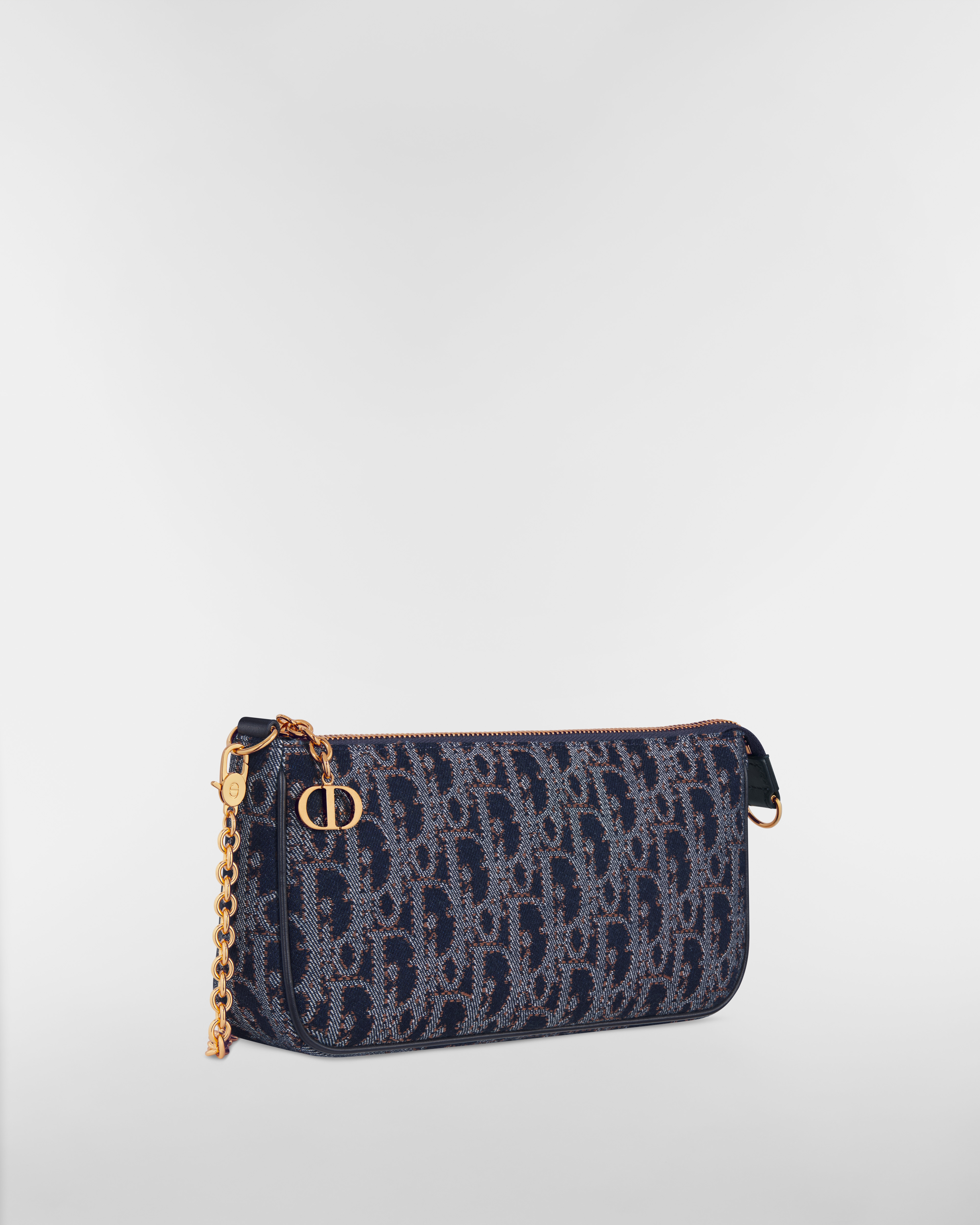 【お値下げ】Dior ロゴパターン ポーチ 小銭 入れ ブランド dior カードケース ファスナー付き ディオール