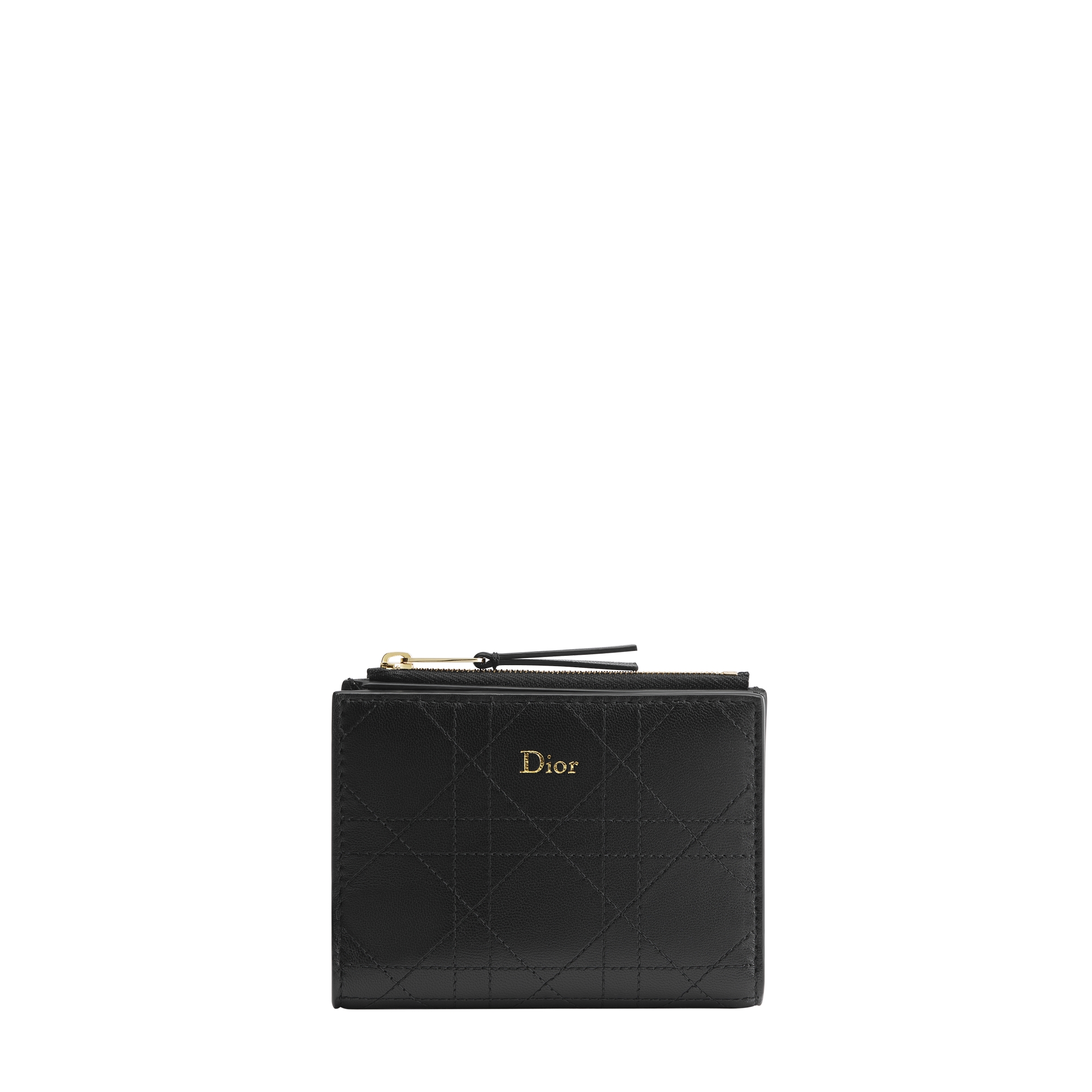  Black Flat Cannage Lambskin