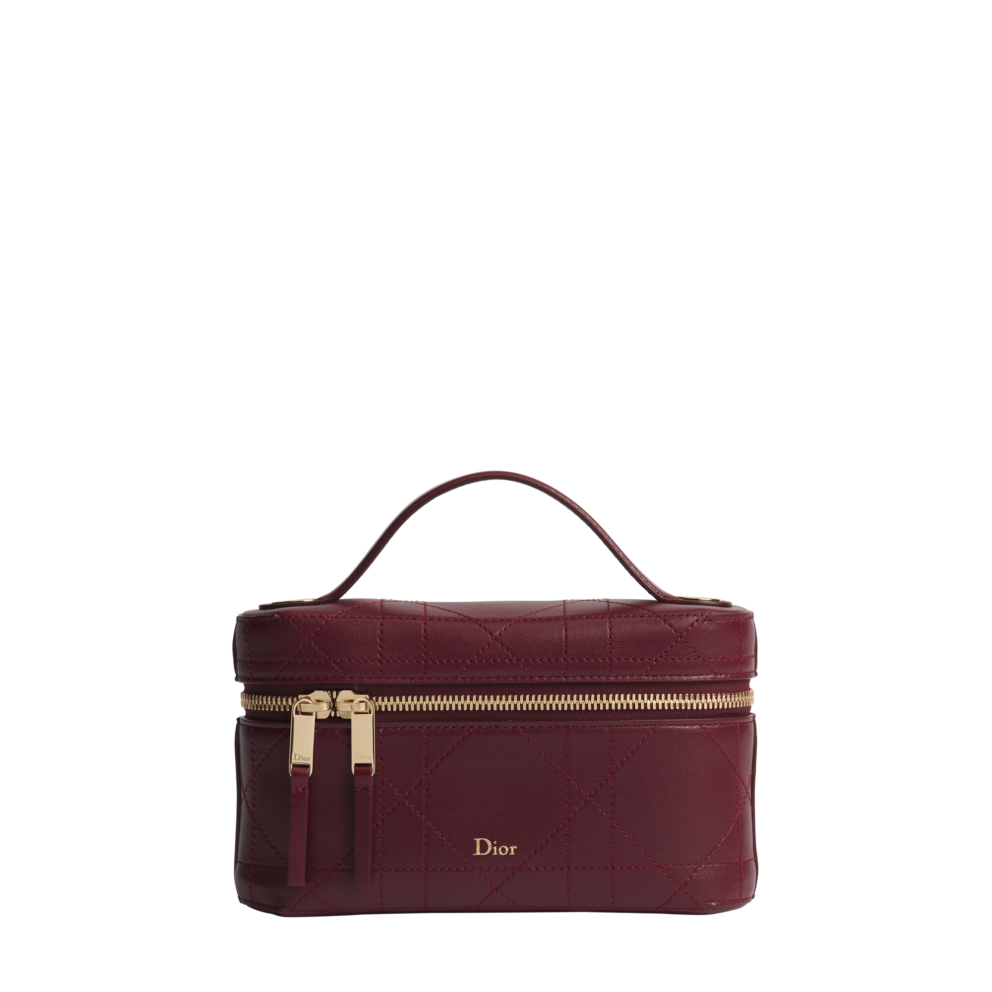  Hermitage Red Flat Macrocannage Lambskin