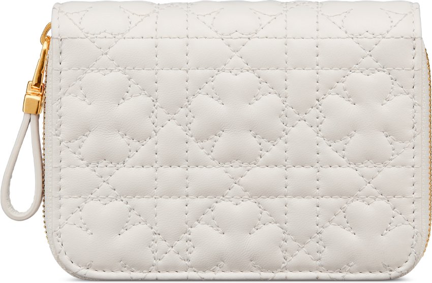 DIOR | 【日本限定】Dior Caro Scarlet ウォレット クローバー カナージュ ラムスキン