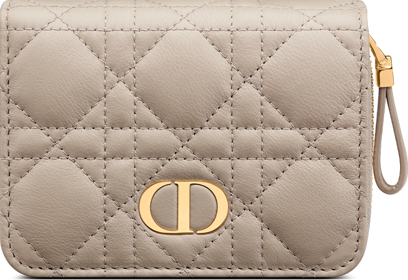 DIOR | Dior Caro Scarlet ウォレット カナージュ カーフスキン