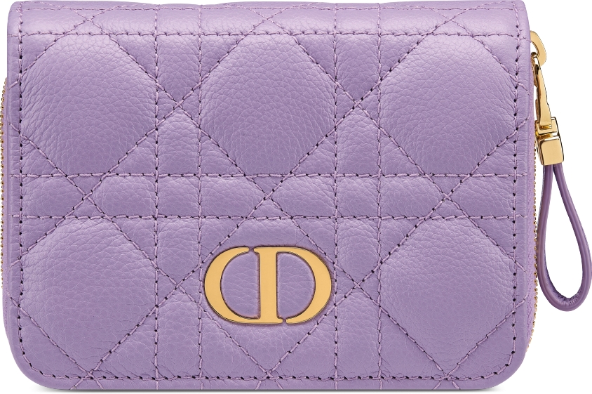 DIOR | Dior Caro Scarlet ウォレット カナージュ カーフスキン