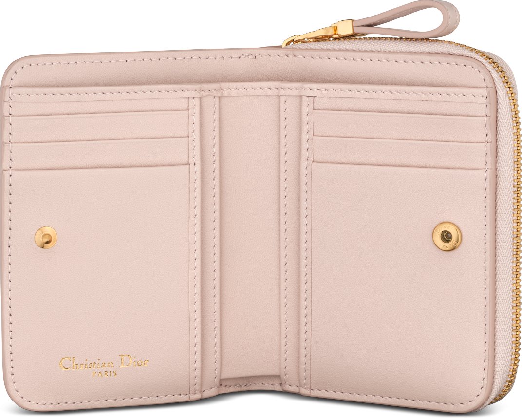 กระเป๋าสตางค์ Dior Caro Scarlet มุมมองแบบกางออก