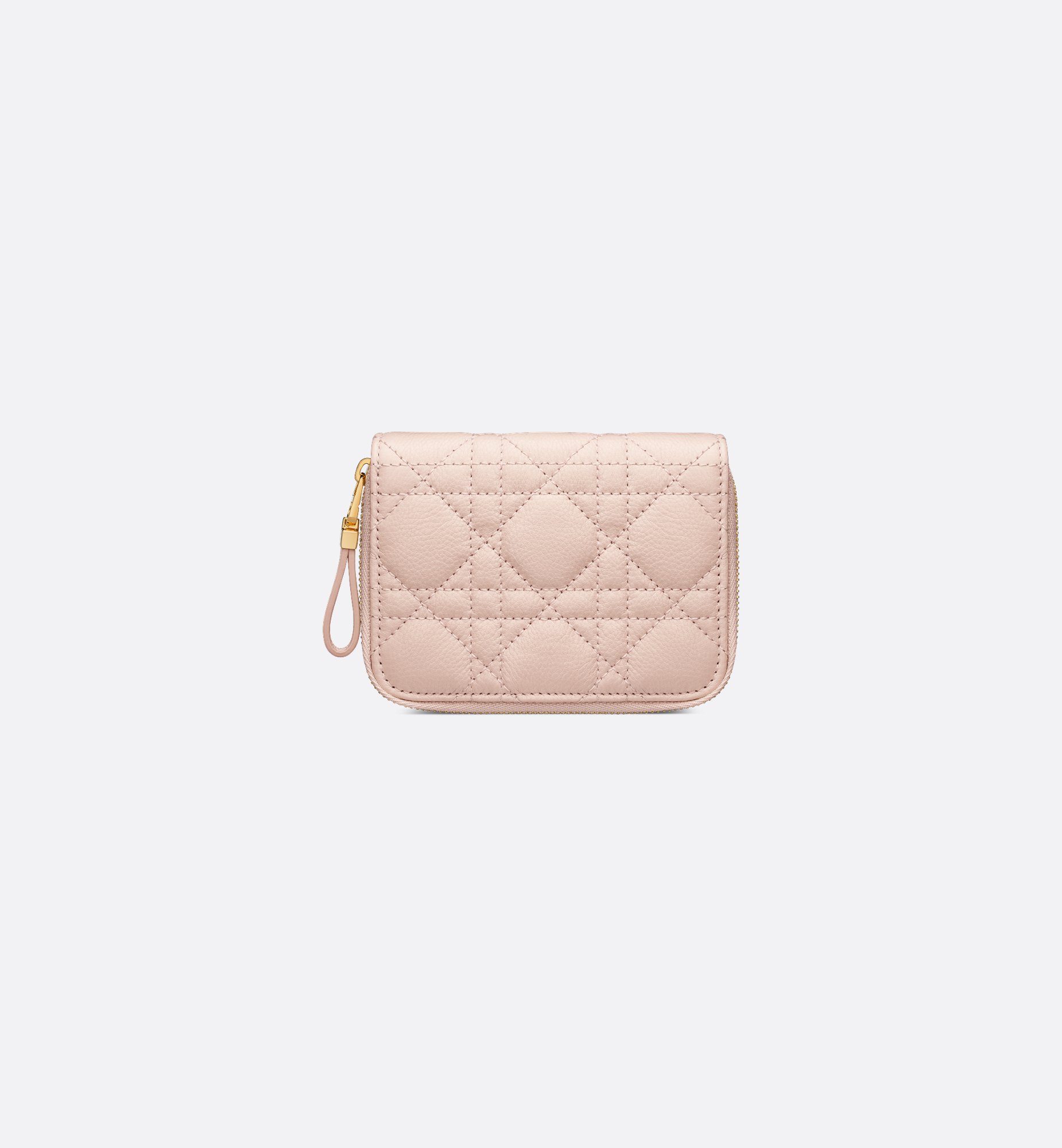 Dior Caro Scarlet Wallet Powder Pink Supple Cannage Calfskin Dior Caro Scarlet Wallet Powder Pink Supple Cannage Calfskin