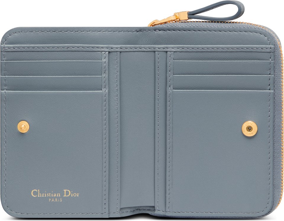 DIOR | Dior Caro Orchid ロングウォレット カナージュ カーフスキン