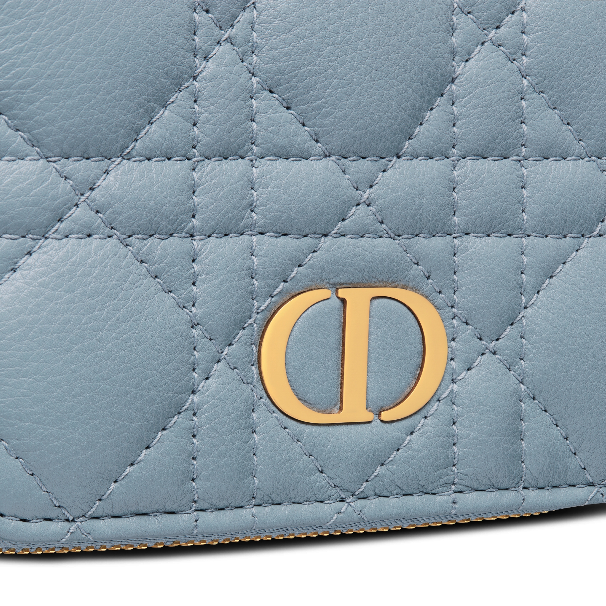 DIOR | Dior Caro Scarlet ウォレット カナージュ カーフスキン