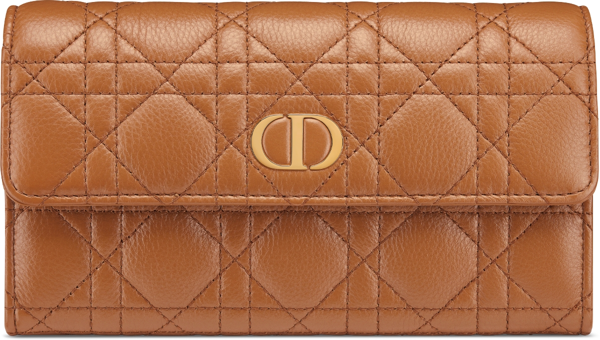 Dior Caro Orchid Long Wallet