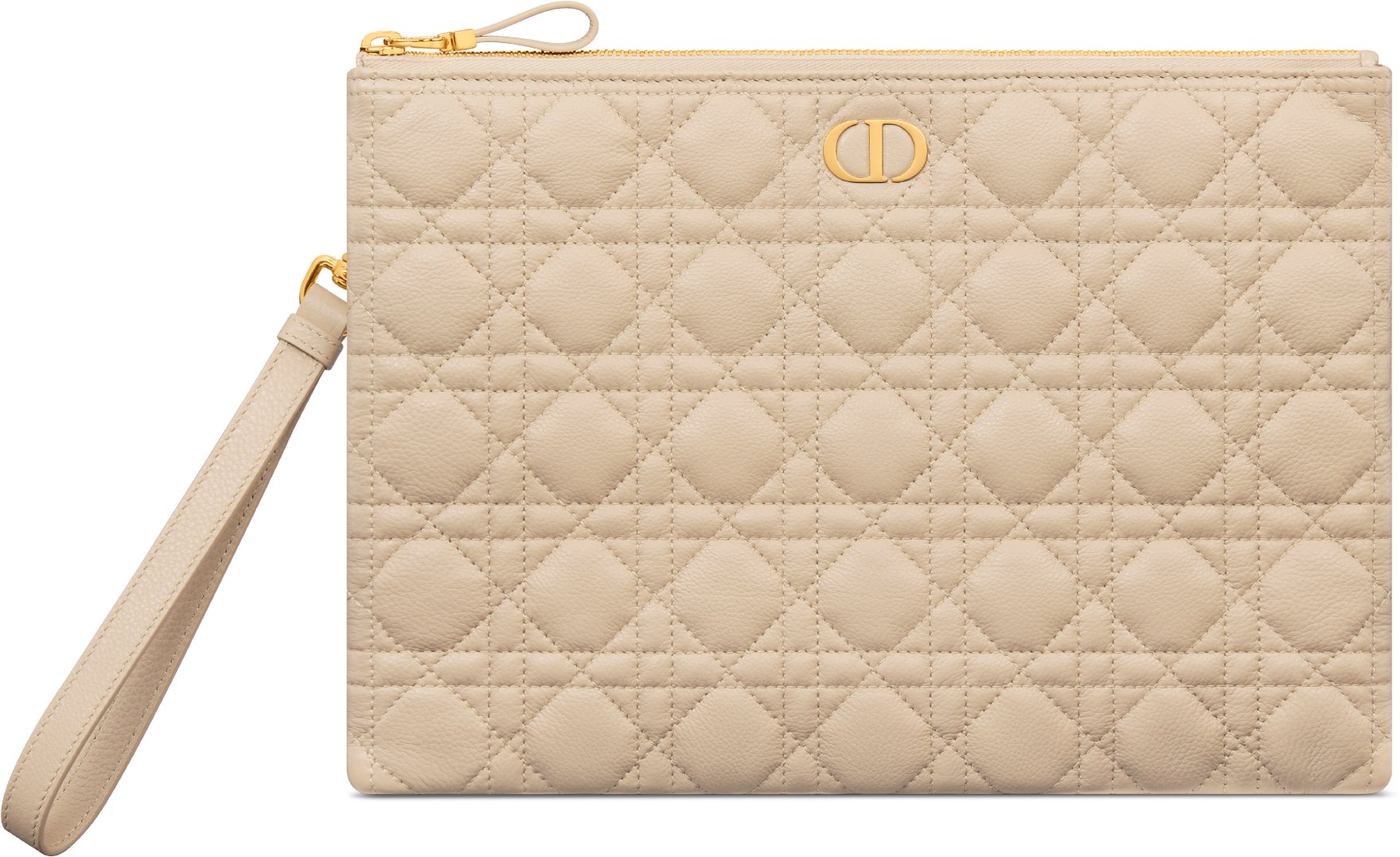 Large Dior Caro Daily Pouch Front view