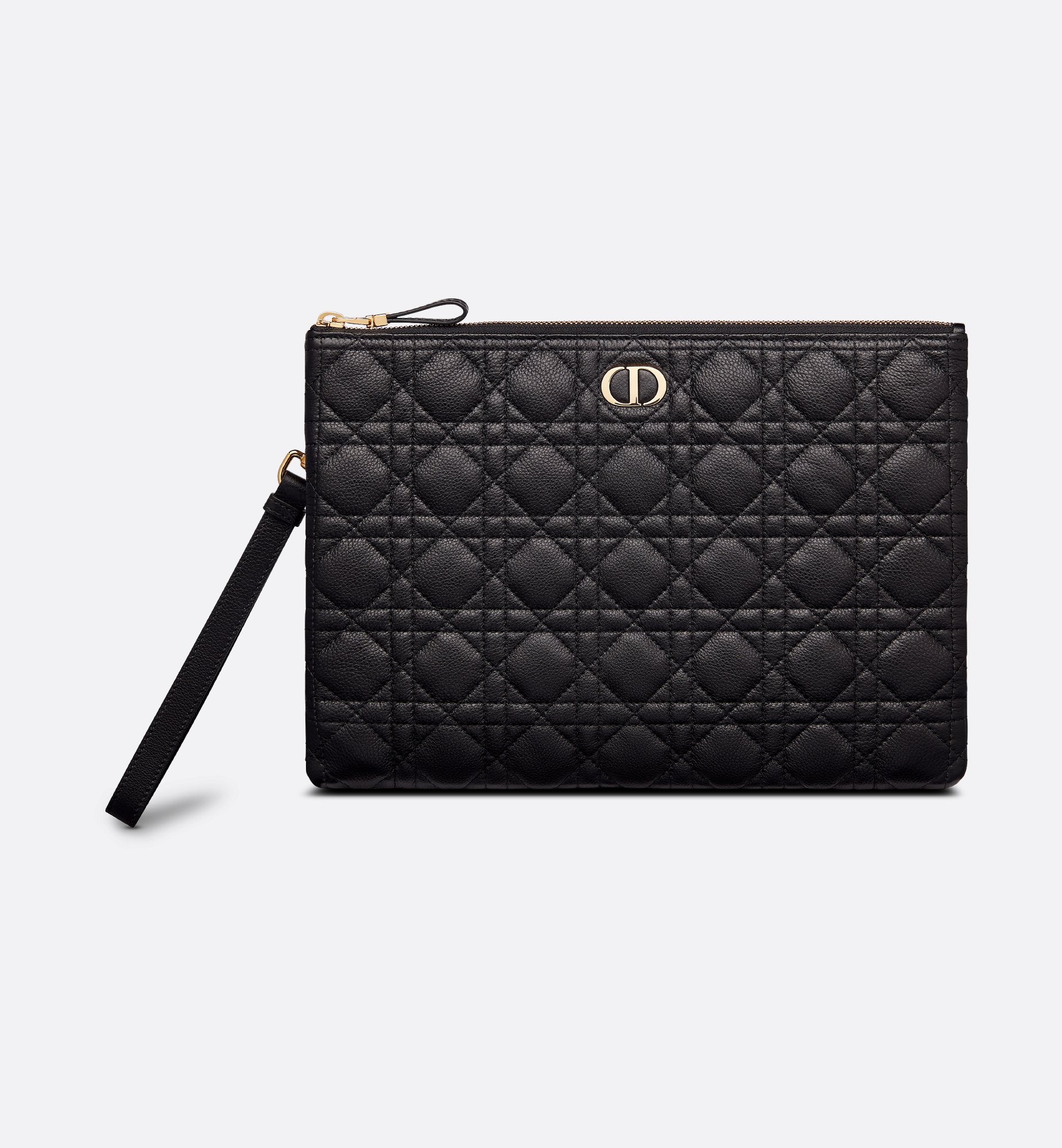 Medium Dior Caro Bag Black Supple Cannage Calfskin | DIOR Medium Dior Caro Bag Black Supple Cannage Calfskin | DIOR