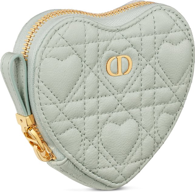 DIOR | Dioramour Dior Caro チェーン ハート ポーチ Dioramour カナージュ カーフスキン