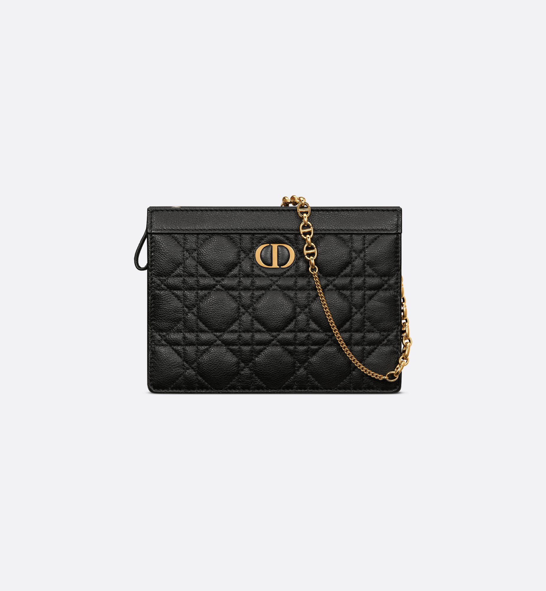 Dior Caro Every Dior Pouch Black Supple Cannage Calfskin | DIOR Dior Caro Every Dior Pouch Black Supple Cannage Calfskin | DIOR