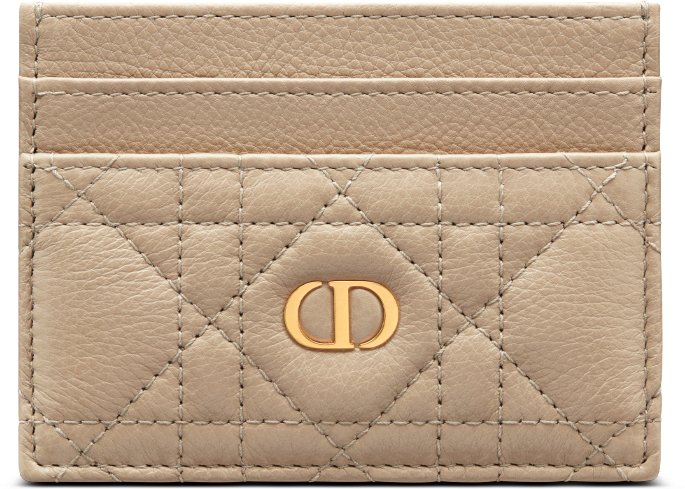 Dior Caro Freesia Card Holder Front view