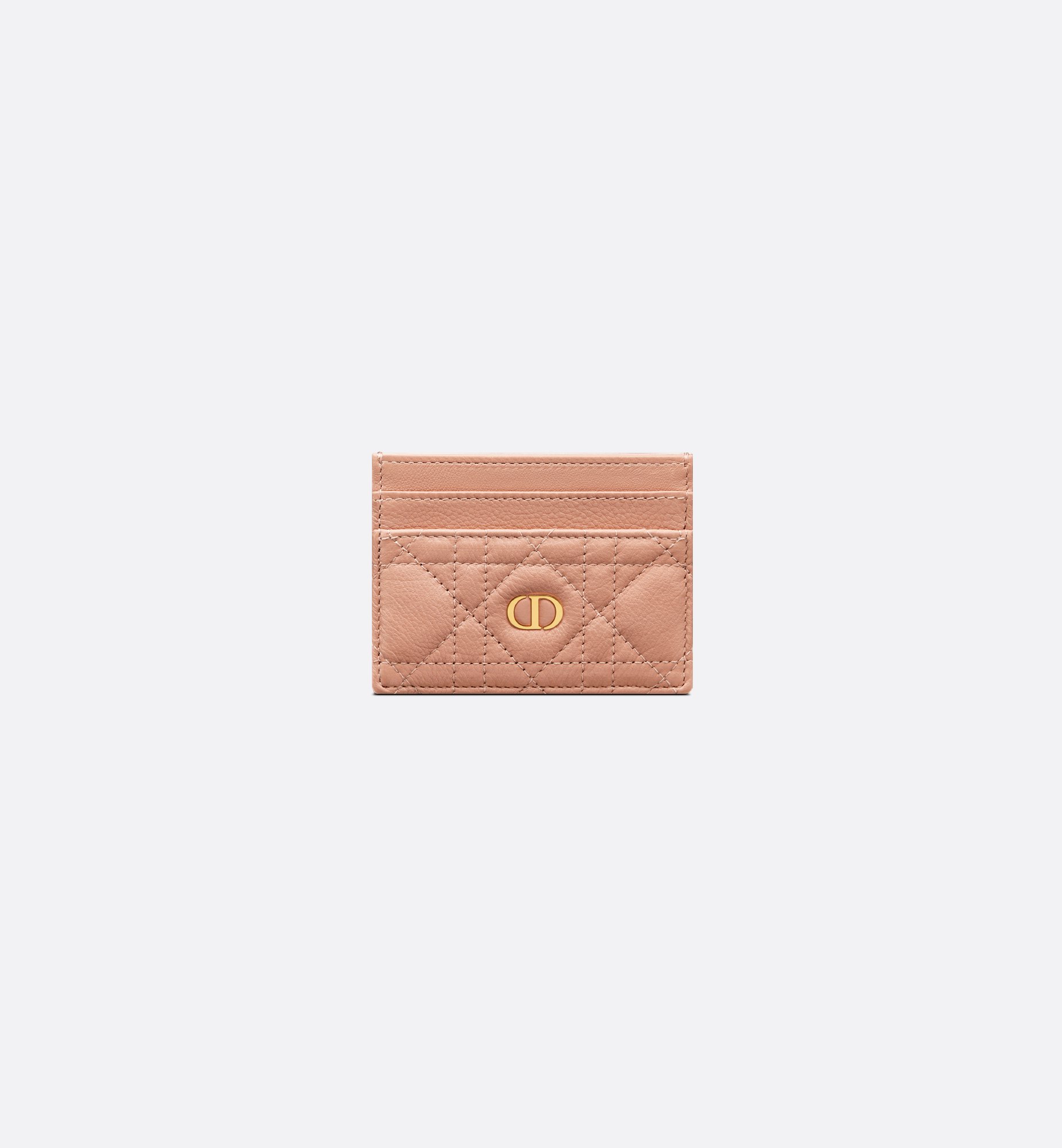 Dior Caro Freesia Card Holder Cloud Blue Supple Cannage Dior Caro Freesia Card Holder Cloud Blue Supple Cannage