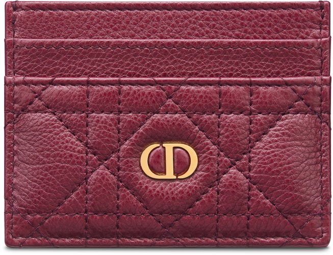 Dior Caro Freesia Card Holder Front view