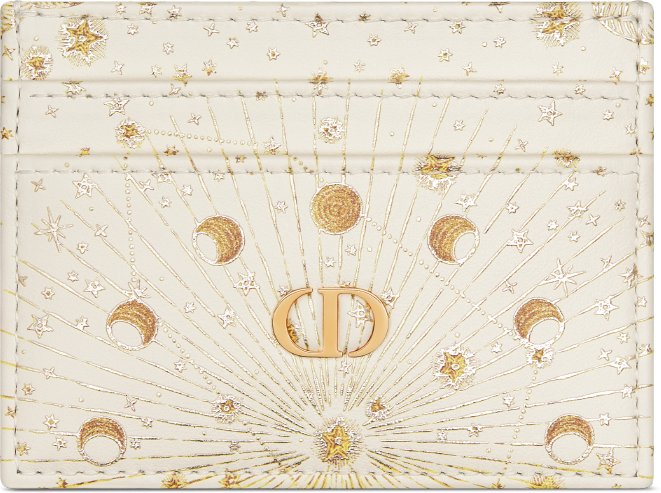 D-Smash Dior Astral Visor White and Gold-Tone Embroidery | DIOR