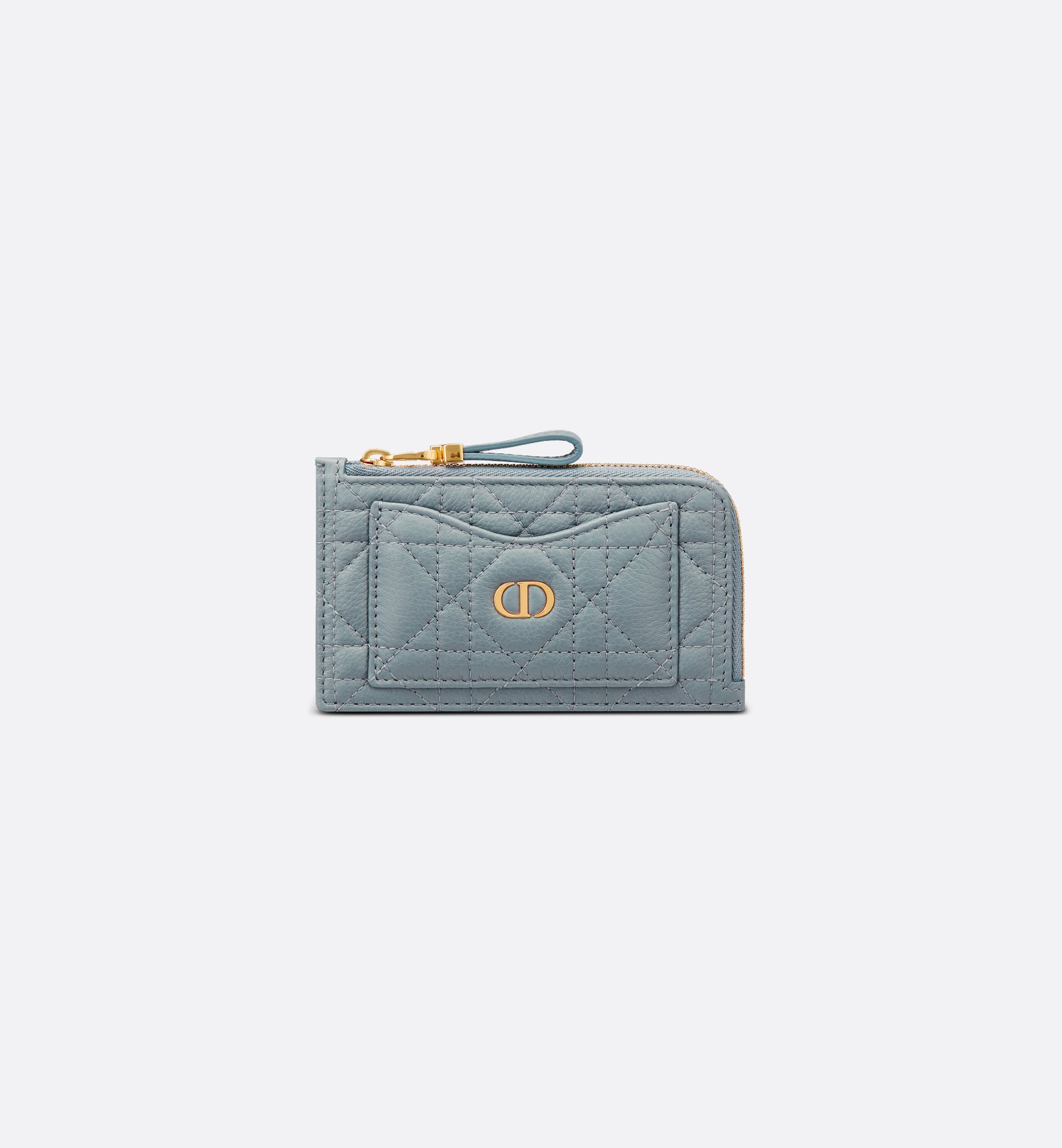 Dior Caro Cosmos Zipped Card Holder Sand-Colored Supple Dior Caro Cosmos Zipped Card Holder Sand-Colored Supple