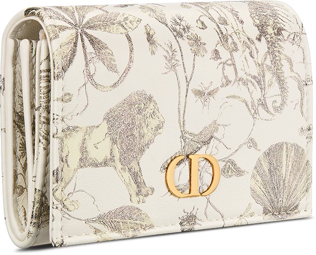 DIOR | Dior Caro Glycine ウォレット Dior Cabinet de Curiosités カーフスキン