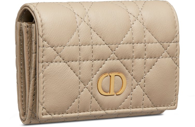 DIOR | Dior Caro Glycine ウォレット カナージュ カーフスキン