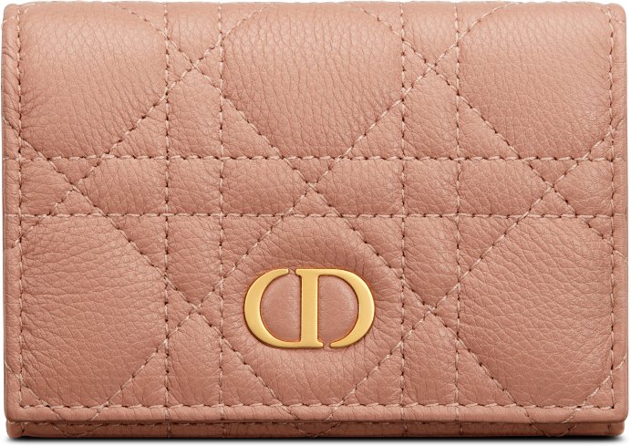 Dior Caro Glycine 銀包 aria_frontView