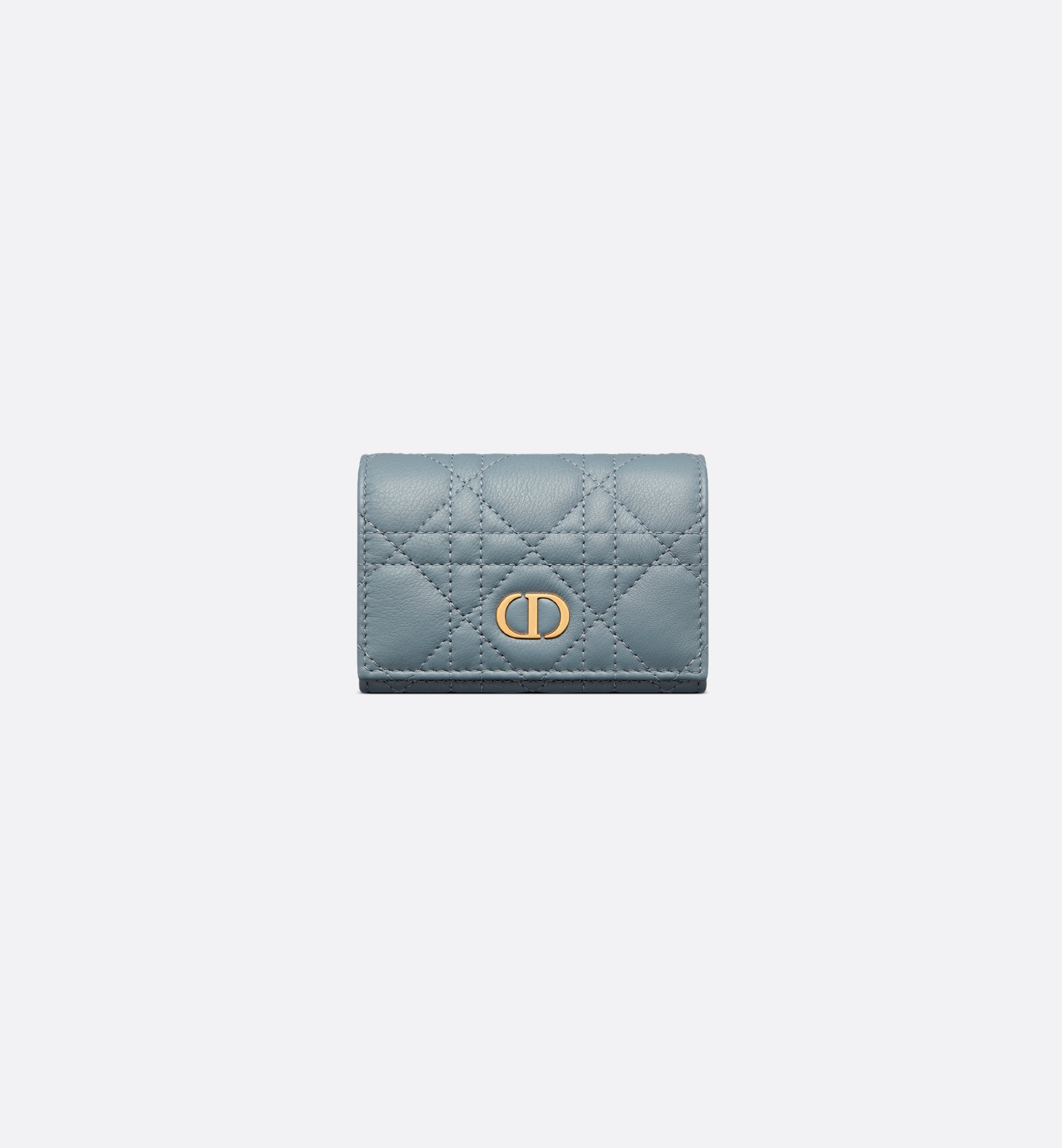 Dior Caro Glycine Wallet Black Supple Cannage Calfskin | DIOR Dior Caro Glycine Wallet Black Supple Cannage Calfskin | DIOR