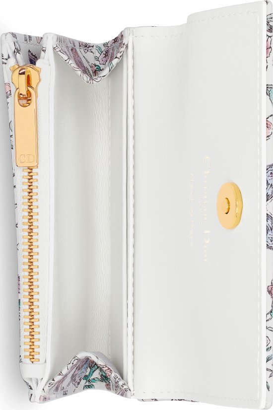 Dior Caro Glycine Wallet Top shot view
