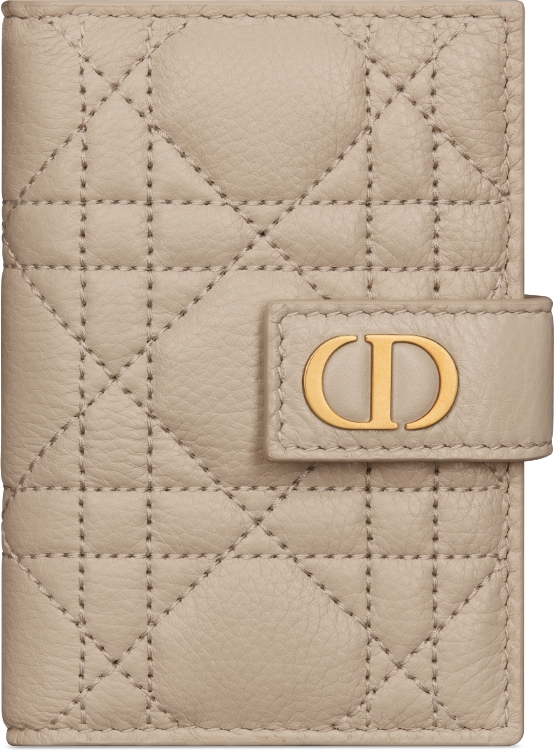 DIOR | Dior Caro Dandelion カードホルダー カナージュ カーフスキン