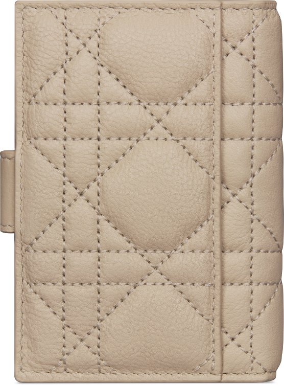 Dior Caro Dandelion Card Holder Back view