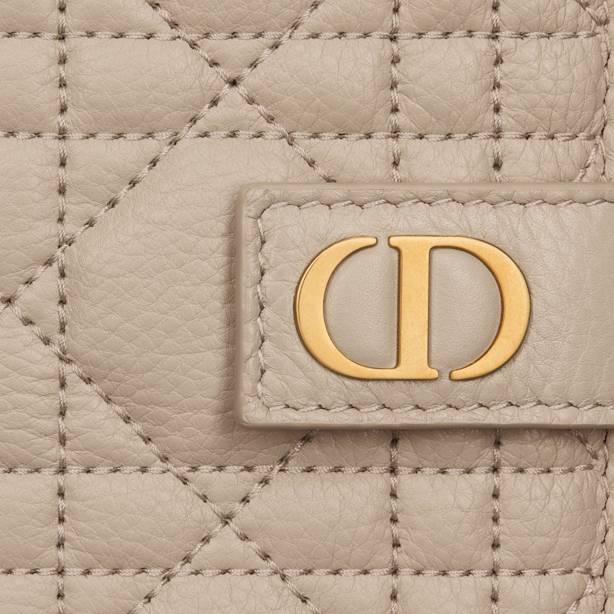 Dior Caro Dandelion Card Holder Detailed view