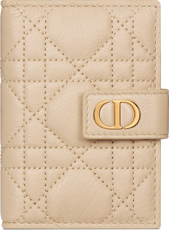 Dior Caro Dandelion Card Holder Front view