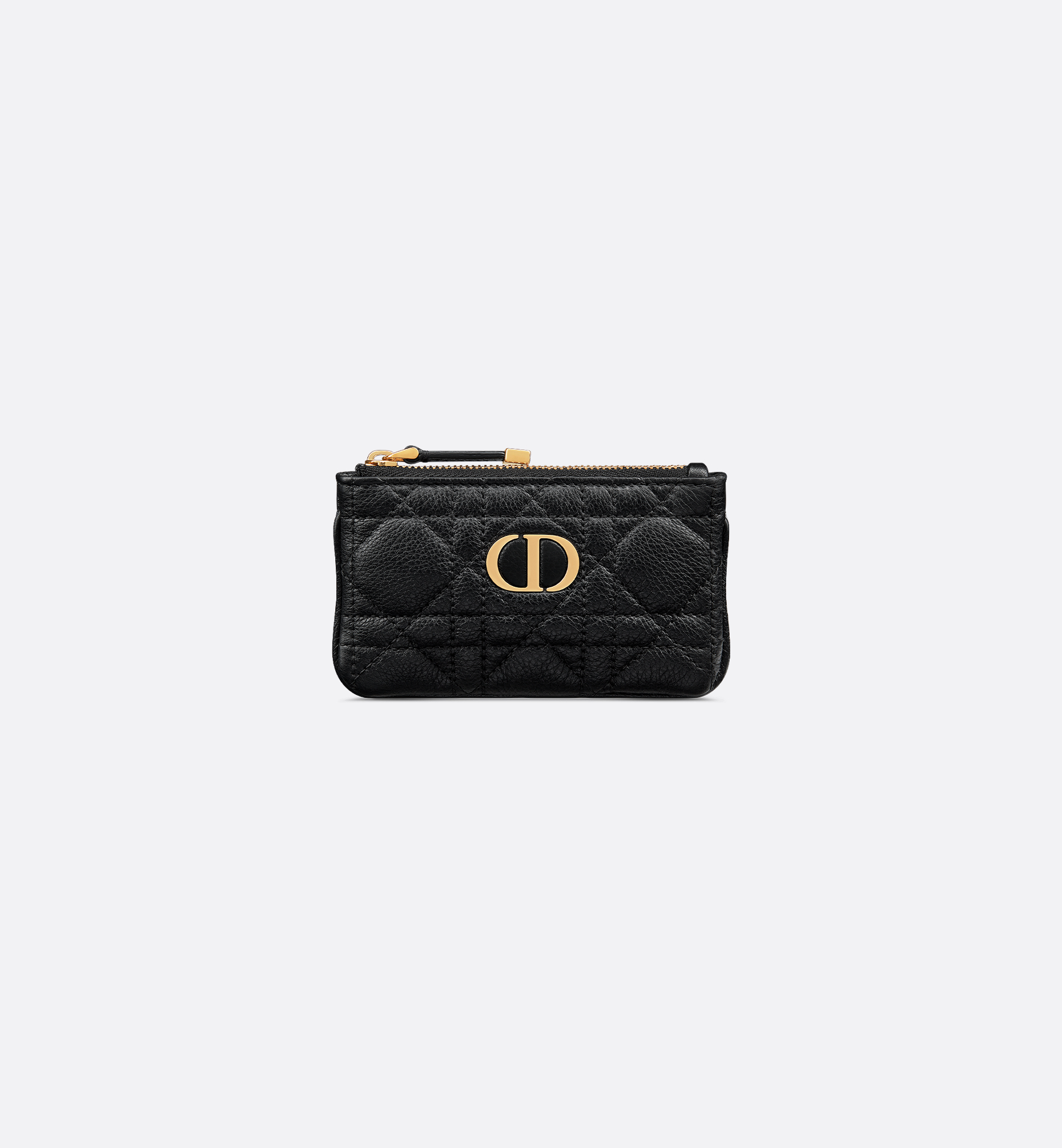 Dior Caro Myrte Zipped Key Case Black Supple Cannage Dior Caro Myrte Zipped Key Case Black Supple Cannage