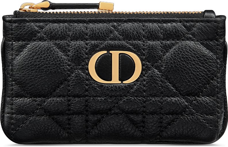 Dior Caro Myrte Zipped Key Case Front view