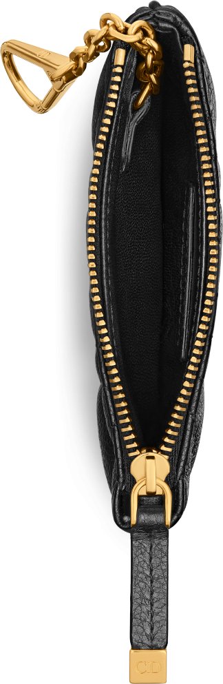 Dior Caro Myrte Zipped Key Case Top shot view