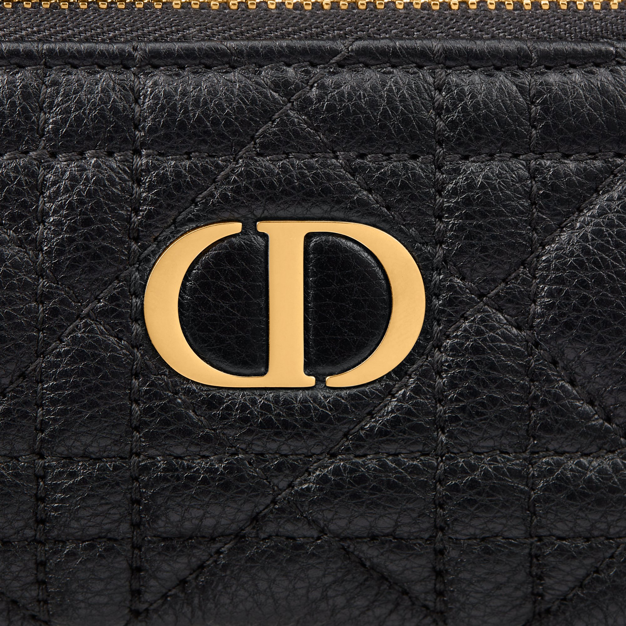Dior Caro Myrte Zipped Key Case Detailed view