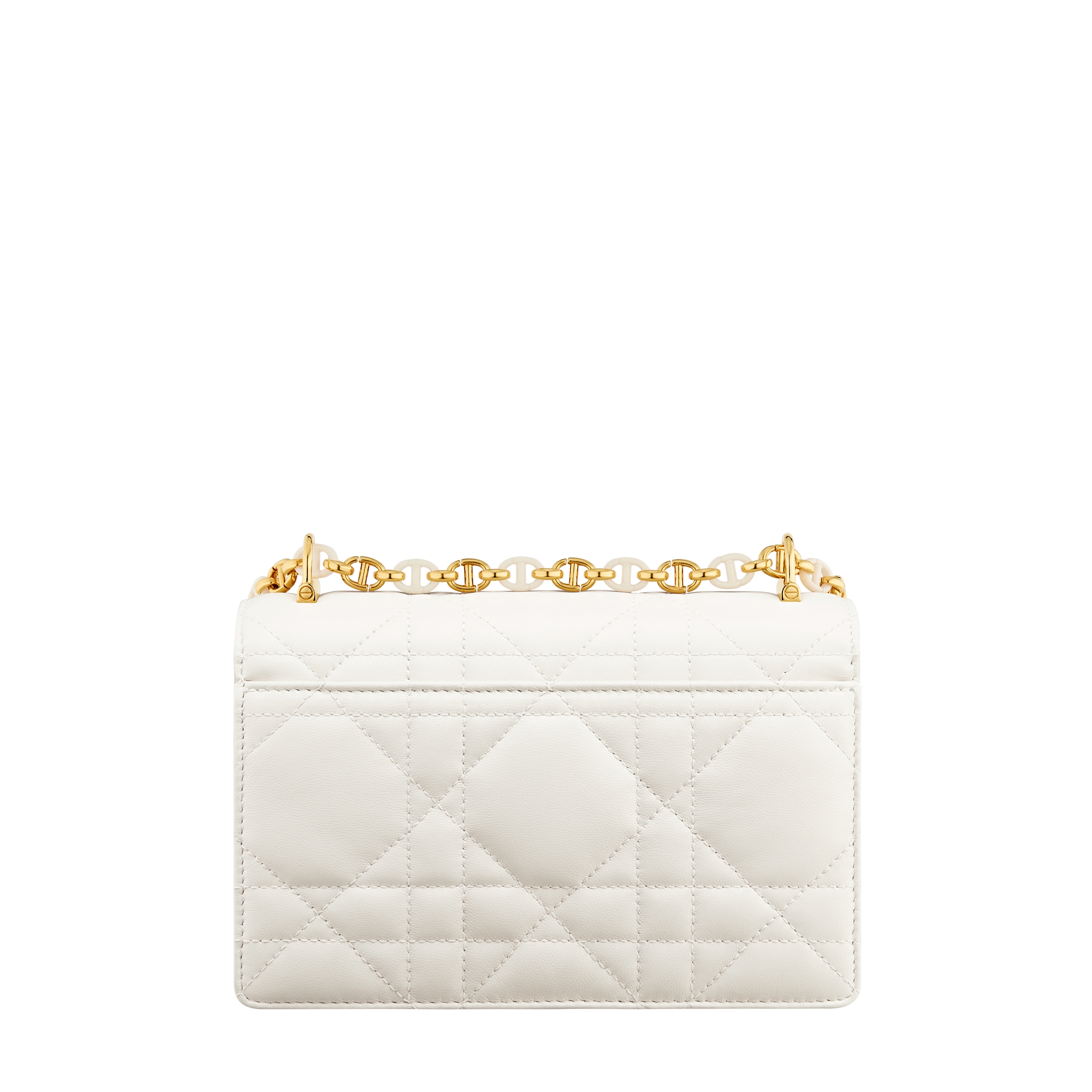 Miss Caro Mini Bag Latte Macrocannage Lambskin E08