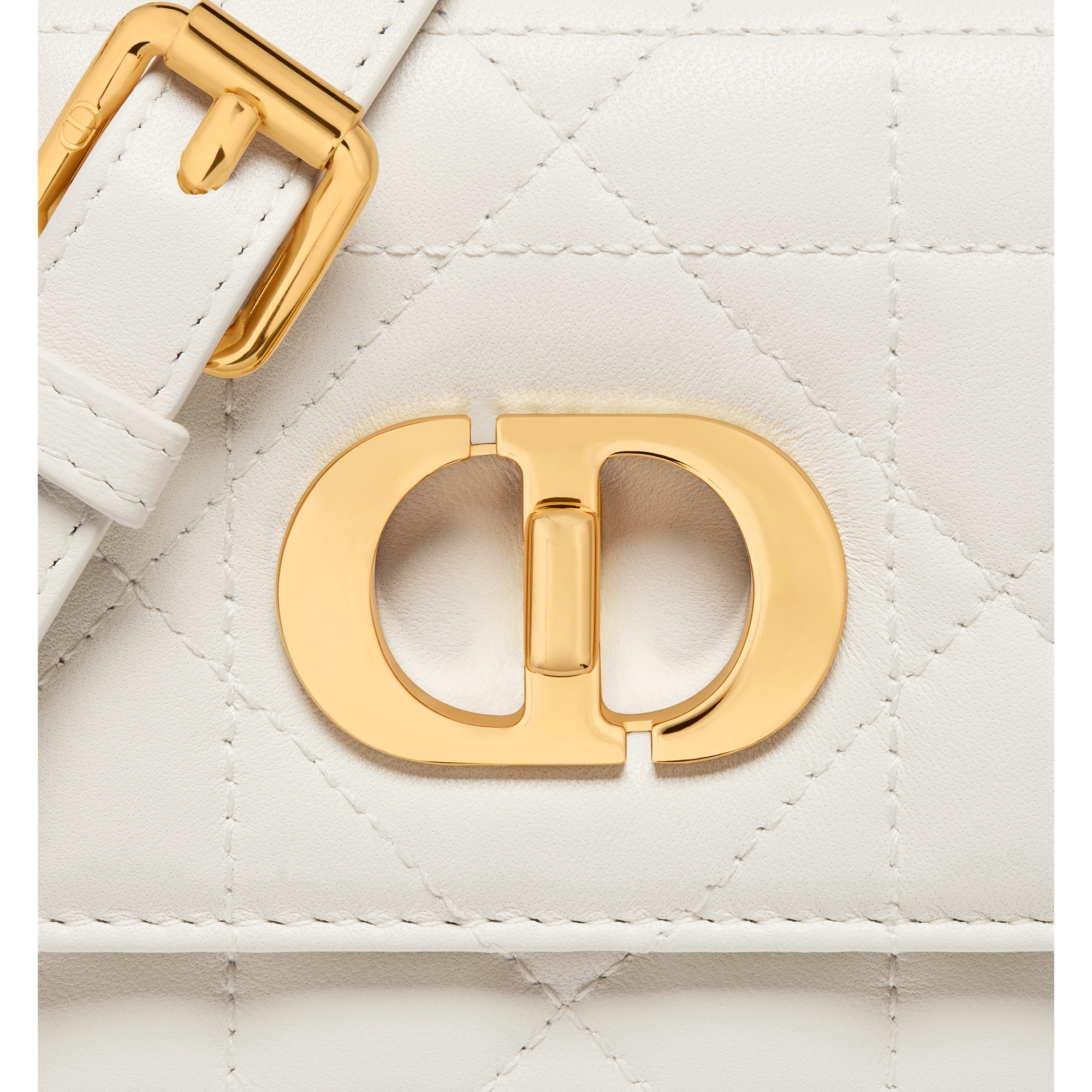 Miss Caro Mini Bag Latte Macrocannage Lambskin E09