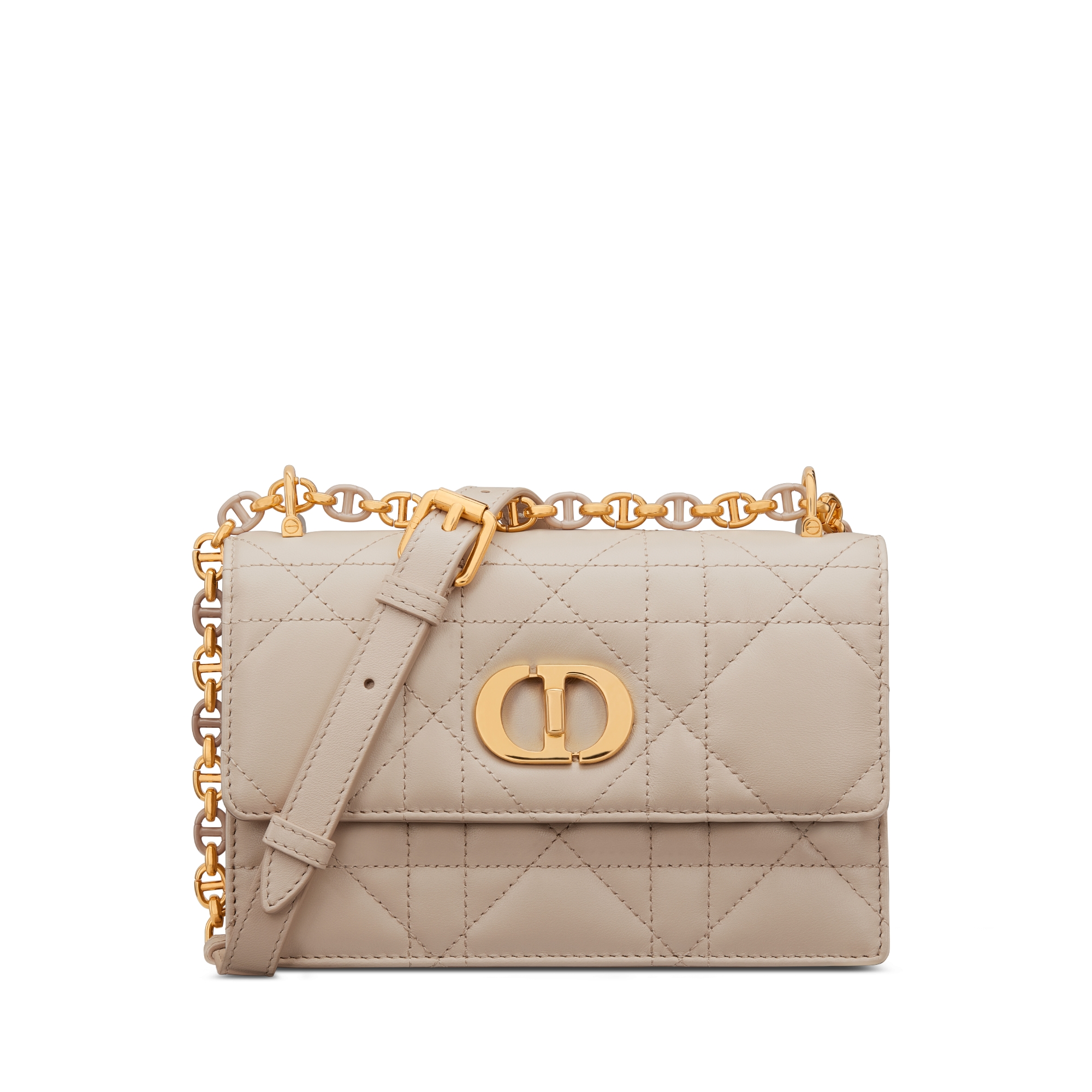 MINI CARO BAG 25 IN BEIGE LAMBSKIN