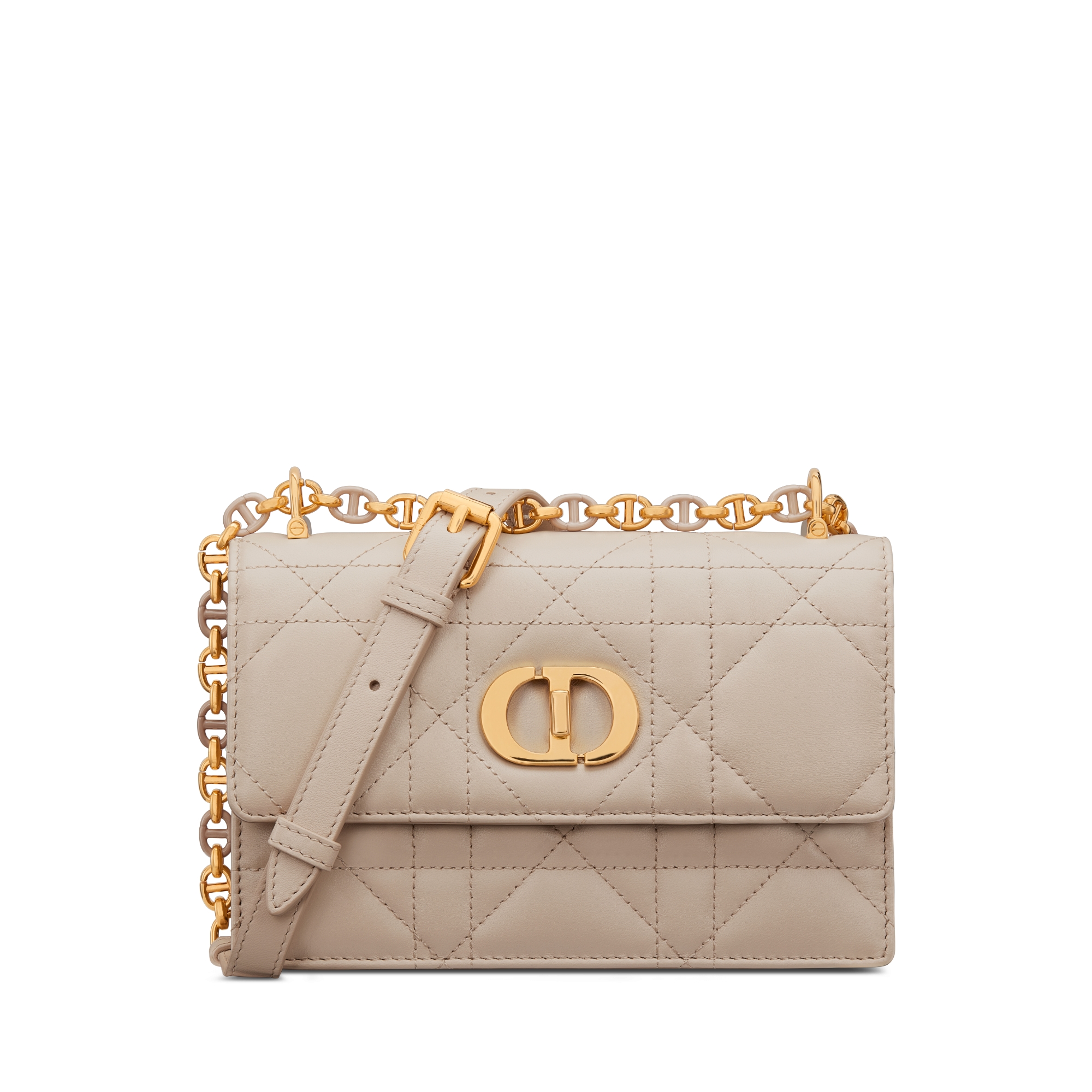 DIOR | Dior Caro Lavender ウォレット カナージュ カーフスキン