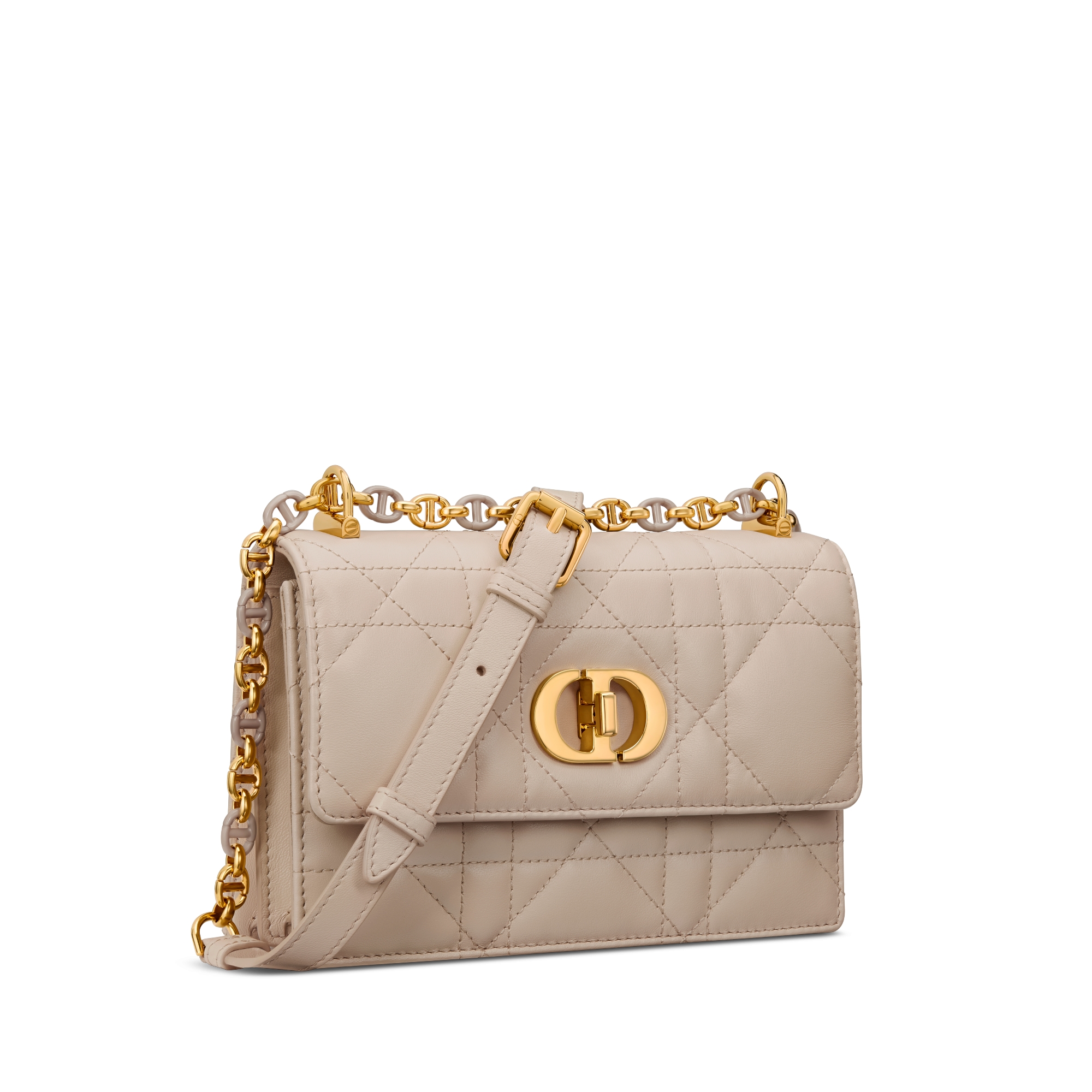 Miss Caro 미니 백 파우더 베이지 매크로까나쥬 양가죽 E03