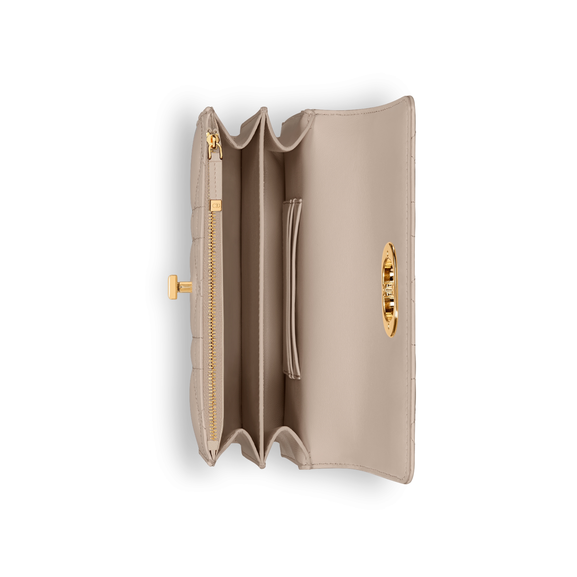 Miss Caro Mini Bag Powder Beige Macrocannage Lambskin E06