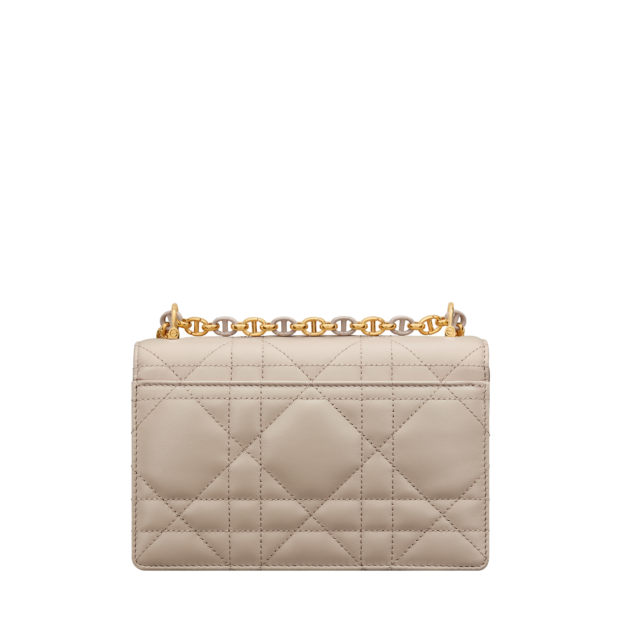 Miss Caro Mini Bag Powder Beige Macrocannage Lambskin E08