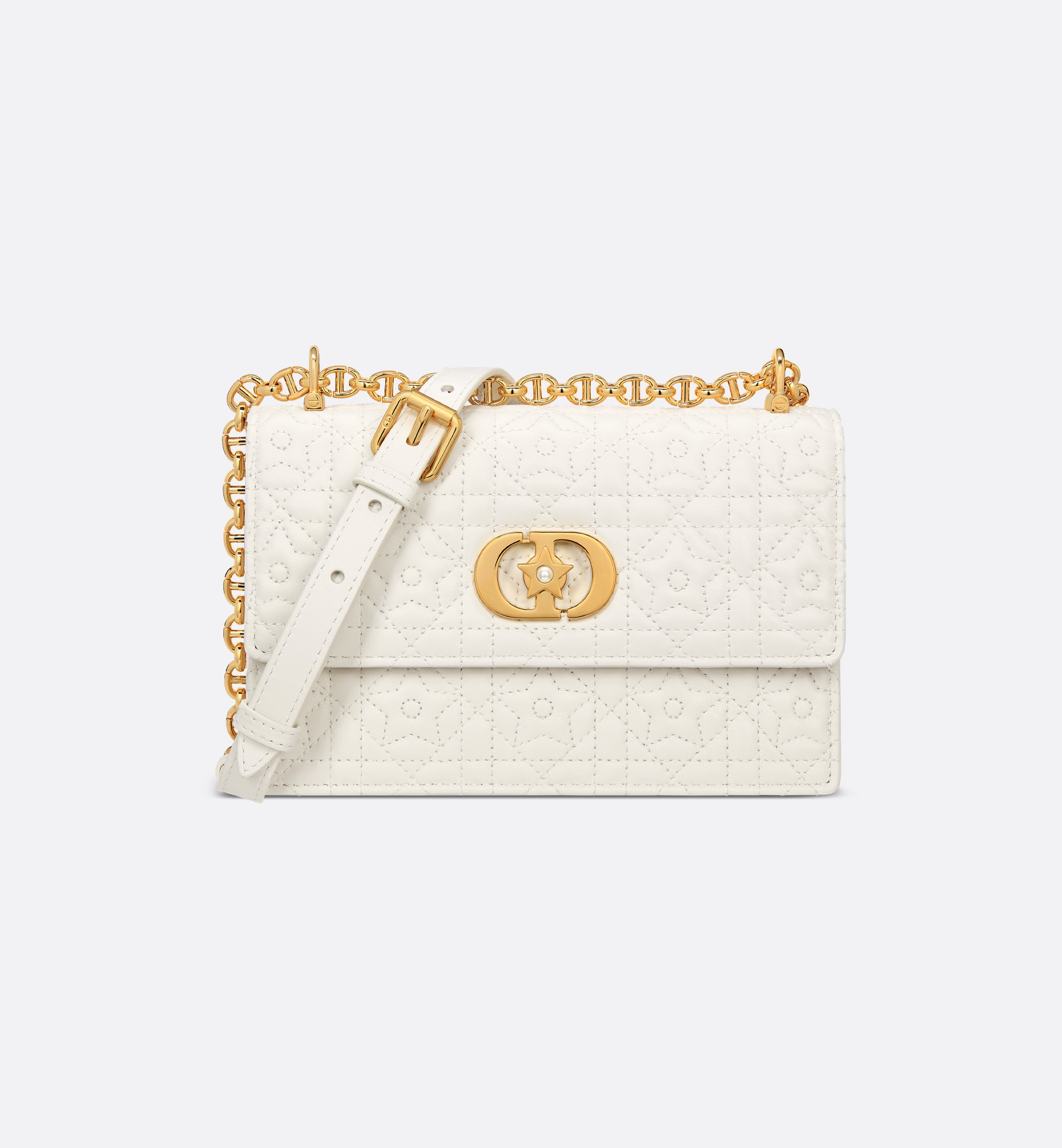 Miss Caro Mini Bag Latte Cannage Lambskin with Star Motif | DIOR Miss Caro Mini Bag Latte Cannage Lambskin with Star Motif | DIOR