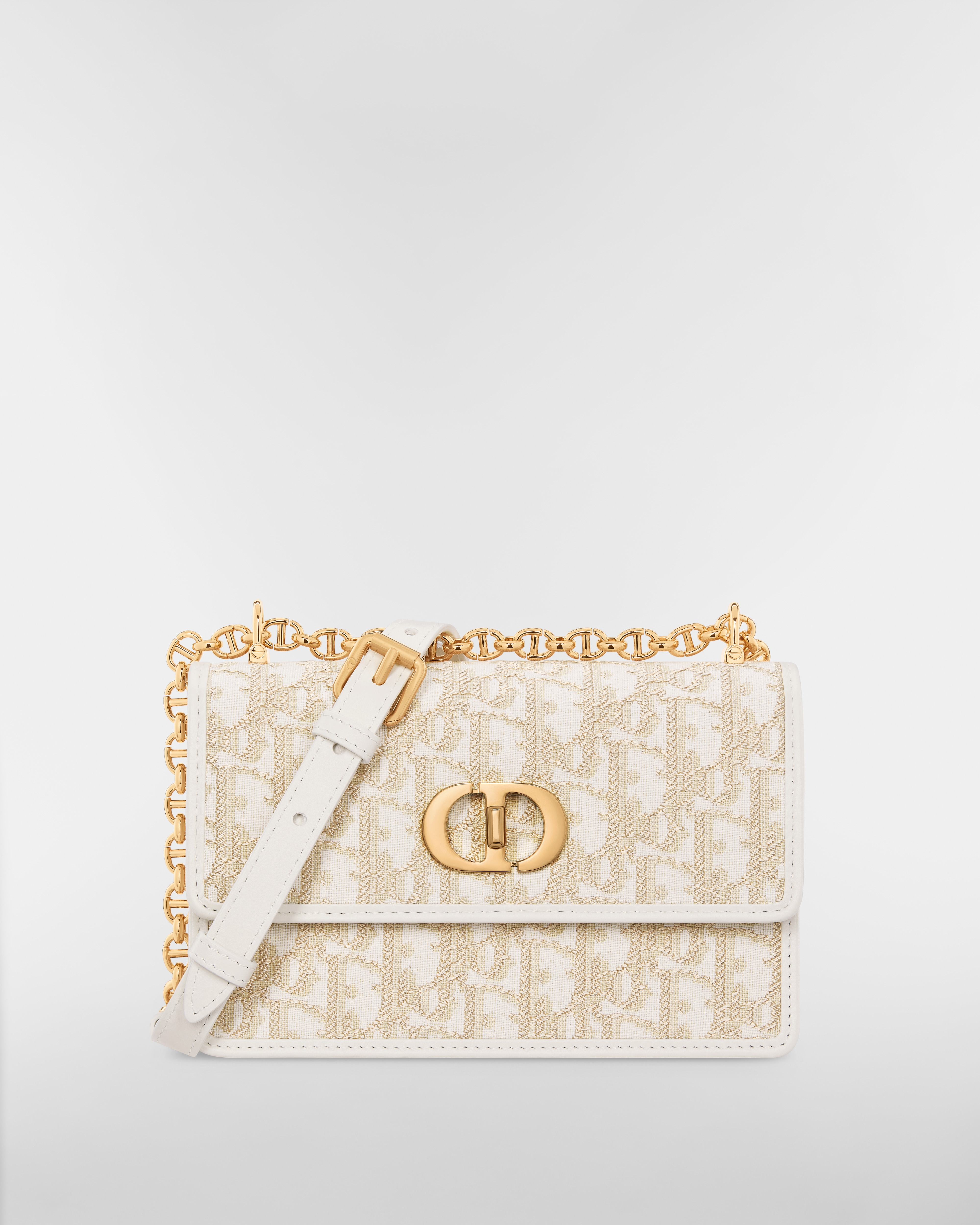 Miss Caro 迷你包 金色調 Dior Oblique 緹花 E01