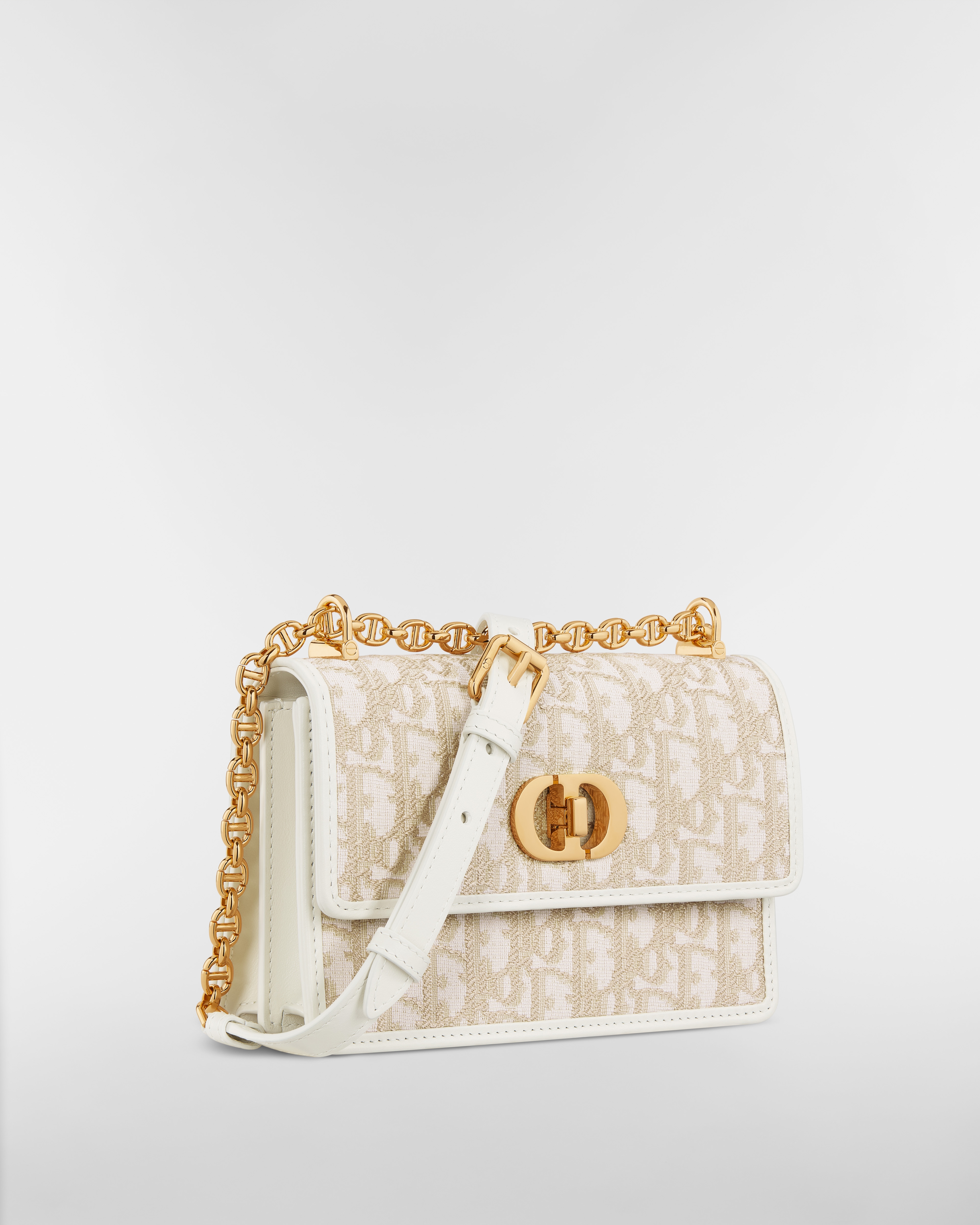 Miss Caro 迷你包 金色調 Dior Oblique 緹花 E03