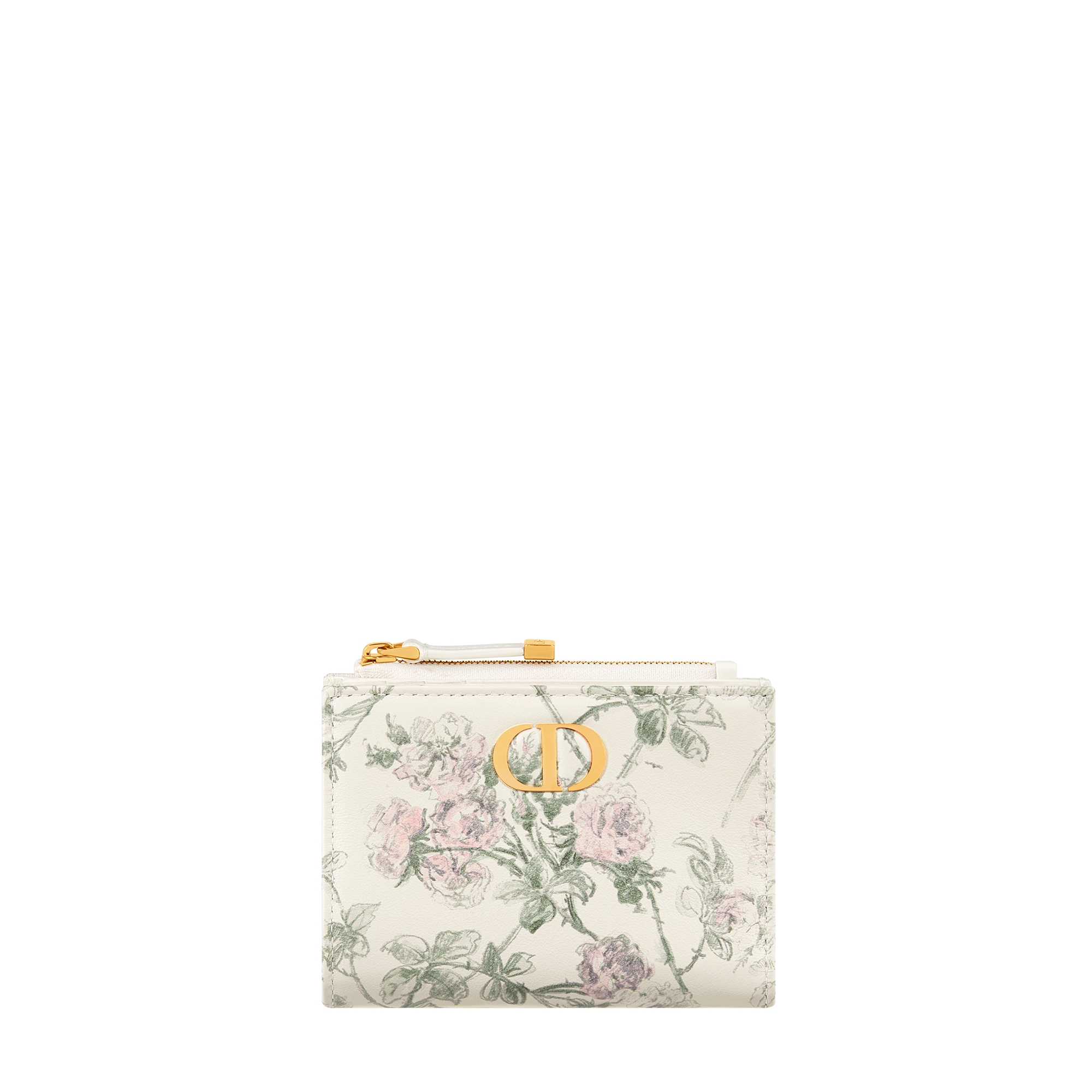 【日本限定】Dior Caro Dahlia ウォレット フラワー 二折財布 日本限定♪】Dior☆Dior Caro Dahlia クリスタル ウォレット (Dior