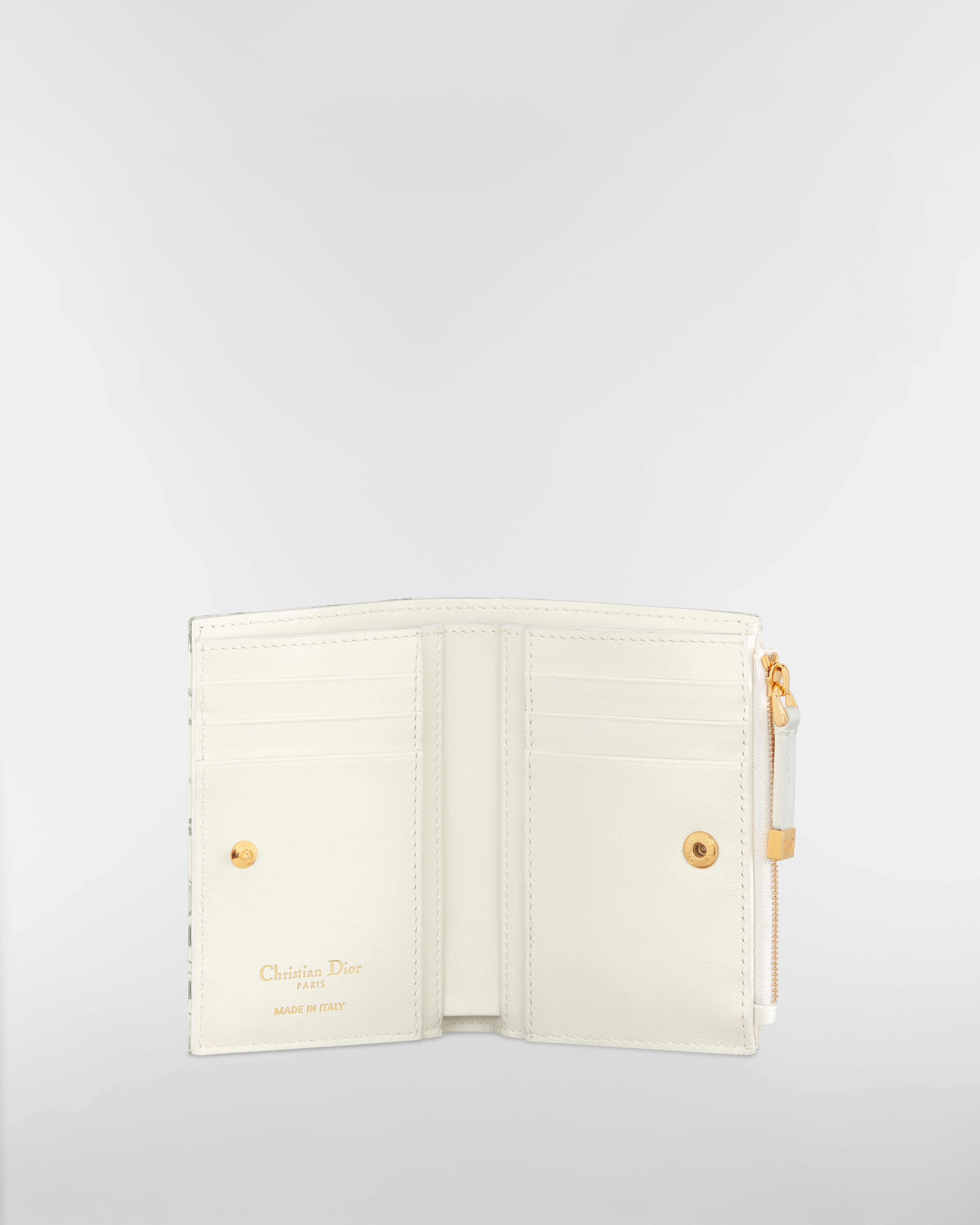 【日本限定】Dior Caro Dahlia ウォレット Rosier de Dior カーフスキン E07