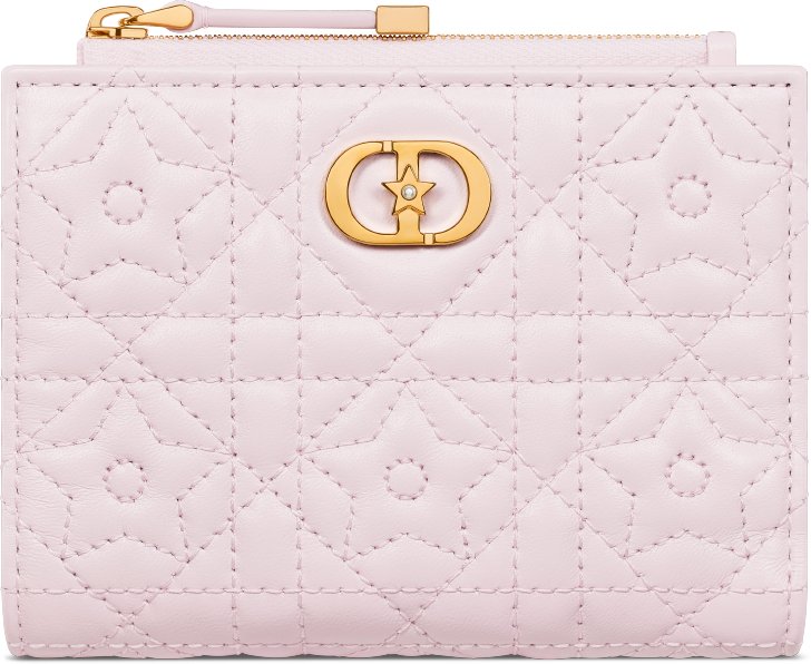 Dior Caro Dahlia Wallet Front view