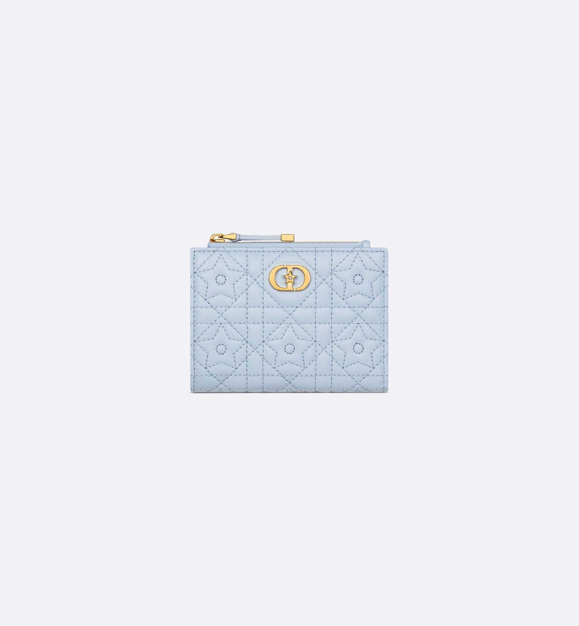 DIOR | Dior Caro Dahlia ウォレット スター カナージュ ラムスキン DIOR | Dior Caro Dahlia ウォレット スター カナージュ ラムスキン